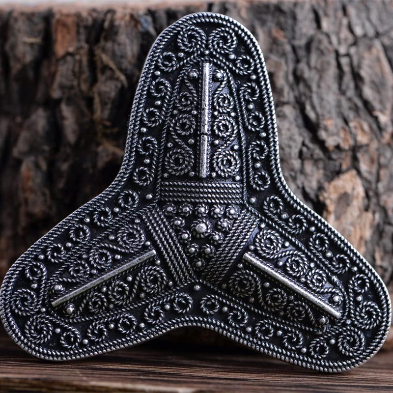 LANGHONG Norse Viking Brooch For Men Turtle Brooch Talisman Jewelry, Gift For Men - Image 5
